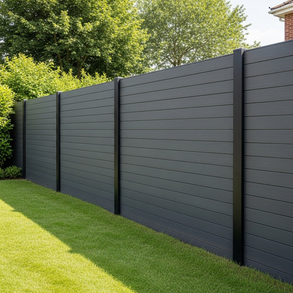 6ft x 6ft Capped Composite Fence Panel (12 boards & 1 post)