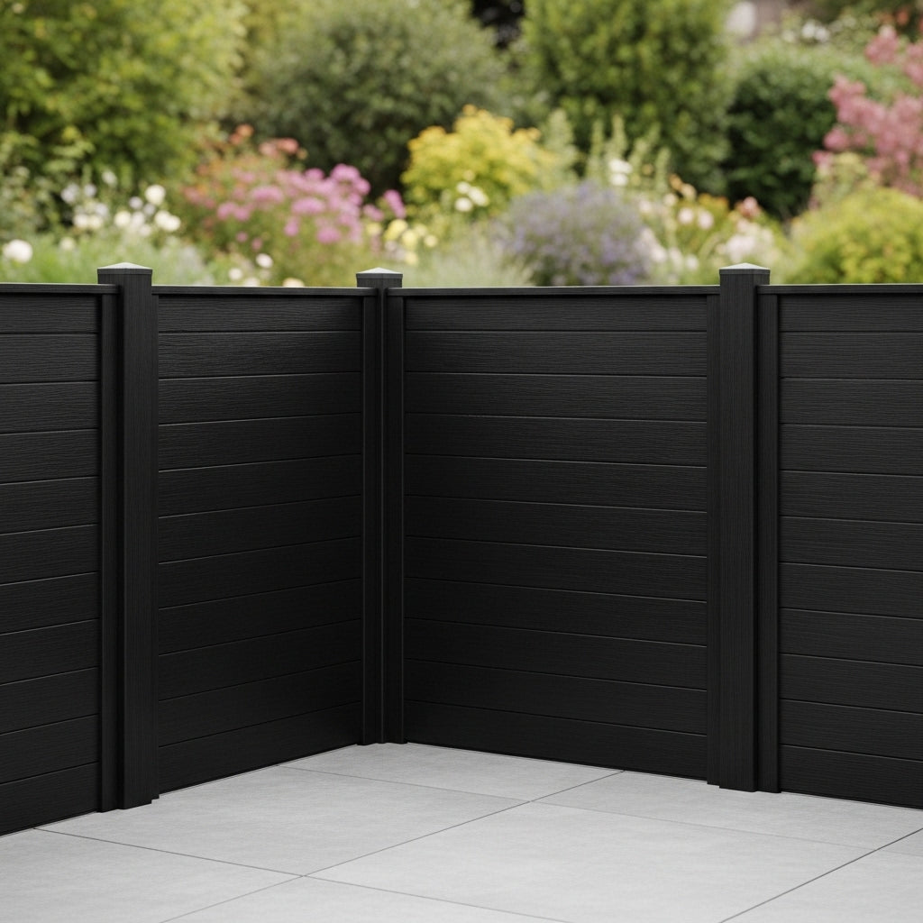 6ft x 6ft Capped Composite Fence Panel (12 boards & 1 post)