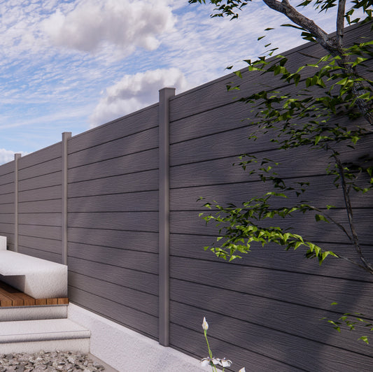 6ft x 6ft Capped Composite Fence Panel (12 boards & 1 post)