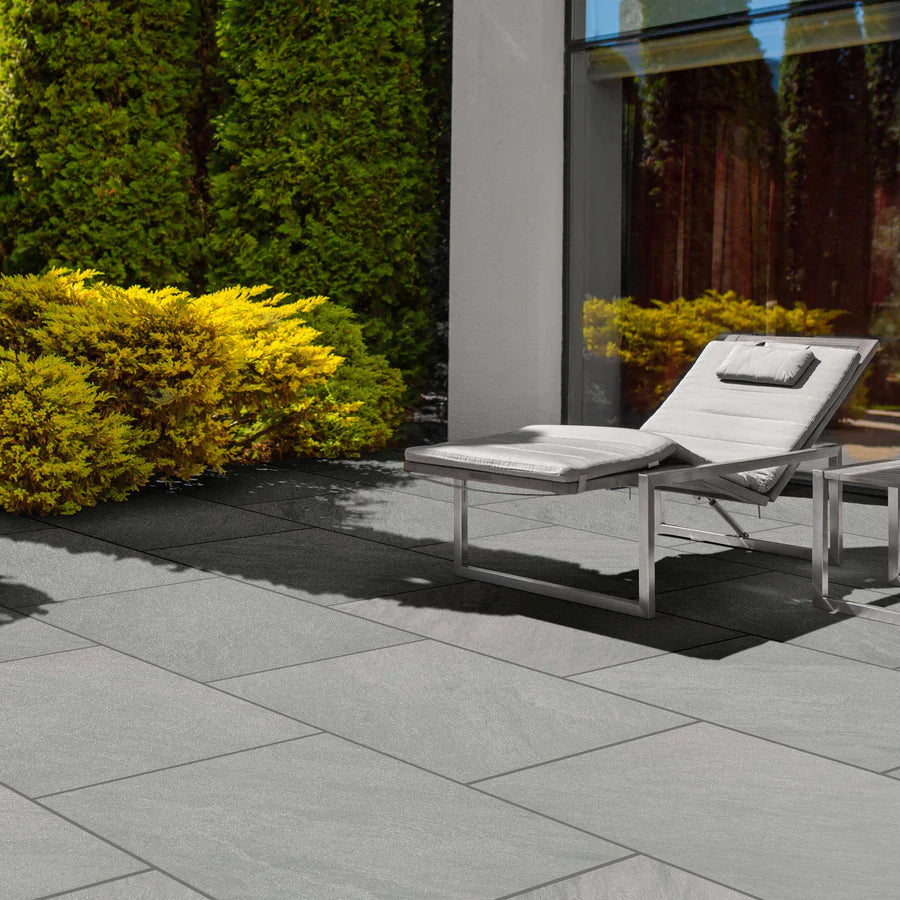 Sandstone Porcelain Paving - Mercury