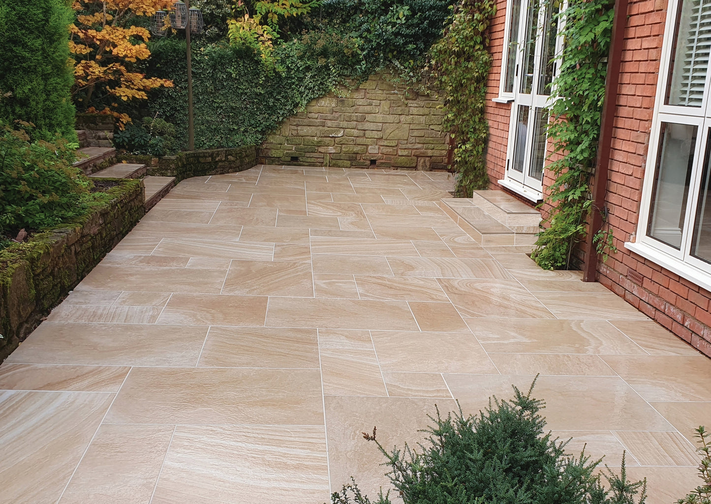 Sandstone Porcelain Paving - Patina