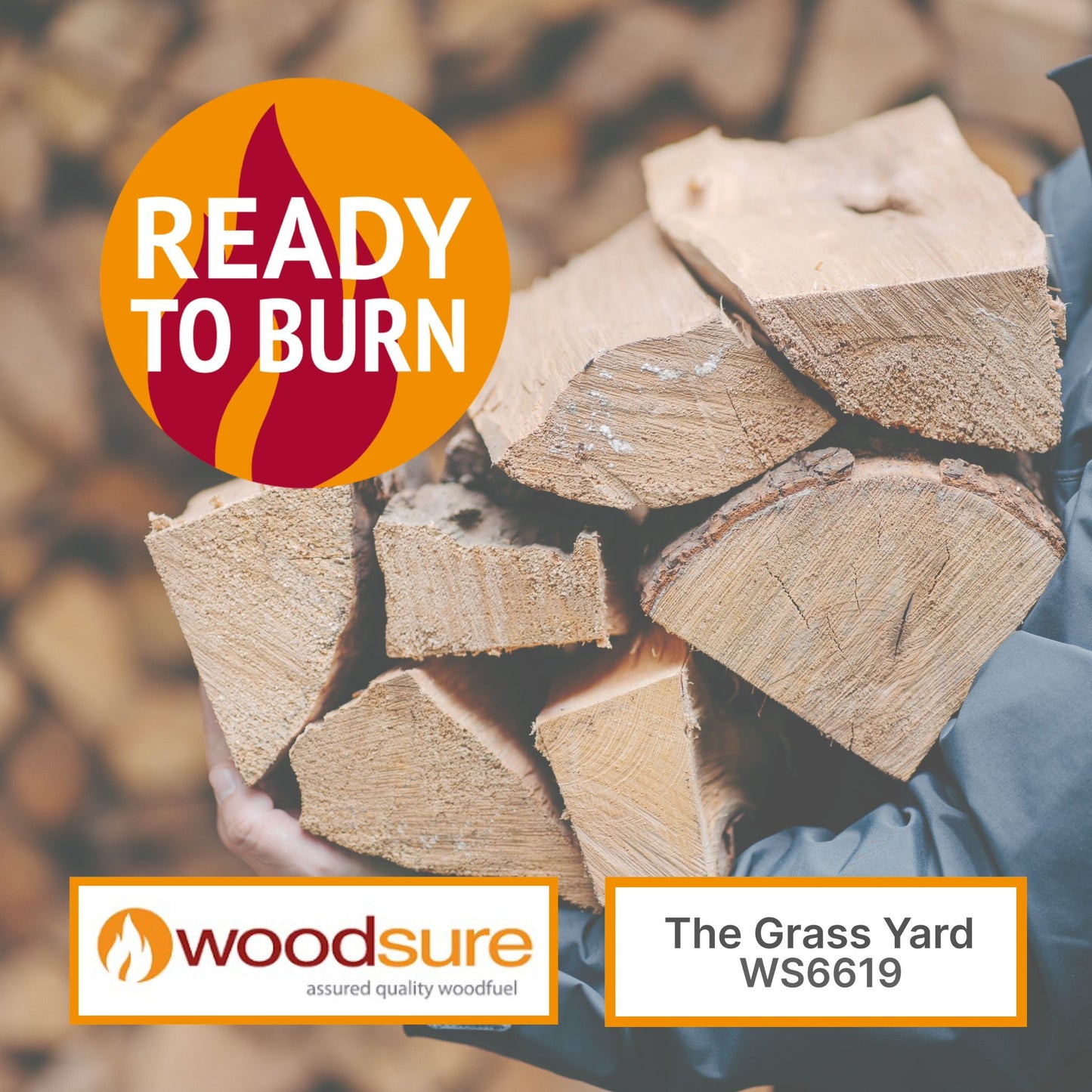 2 Kiln Dried Oak Firewood - Barrow Bags