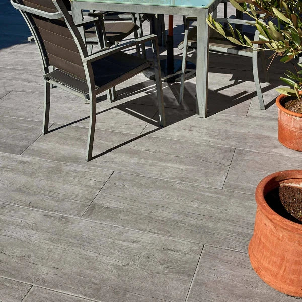 Silverred Porcelain Paving