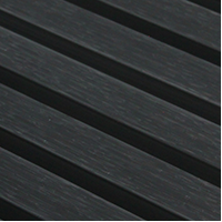 Charcoal black compsoite shadow cladding on a white background.