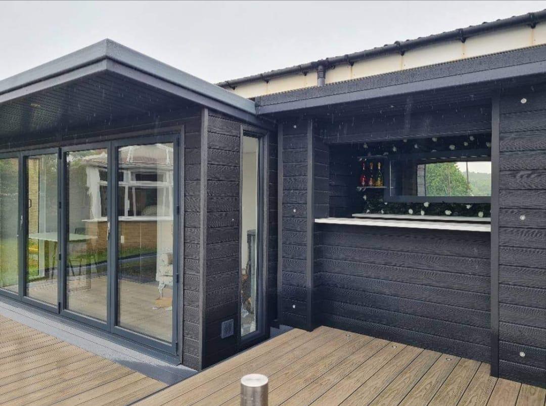 Charcoal Composite Cladding