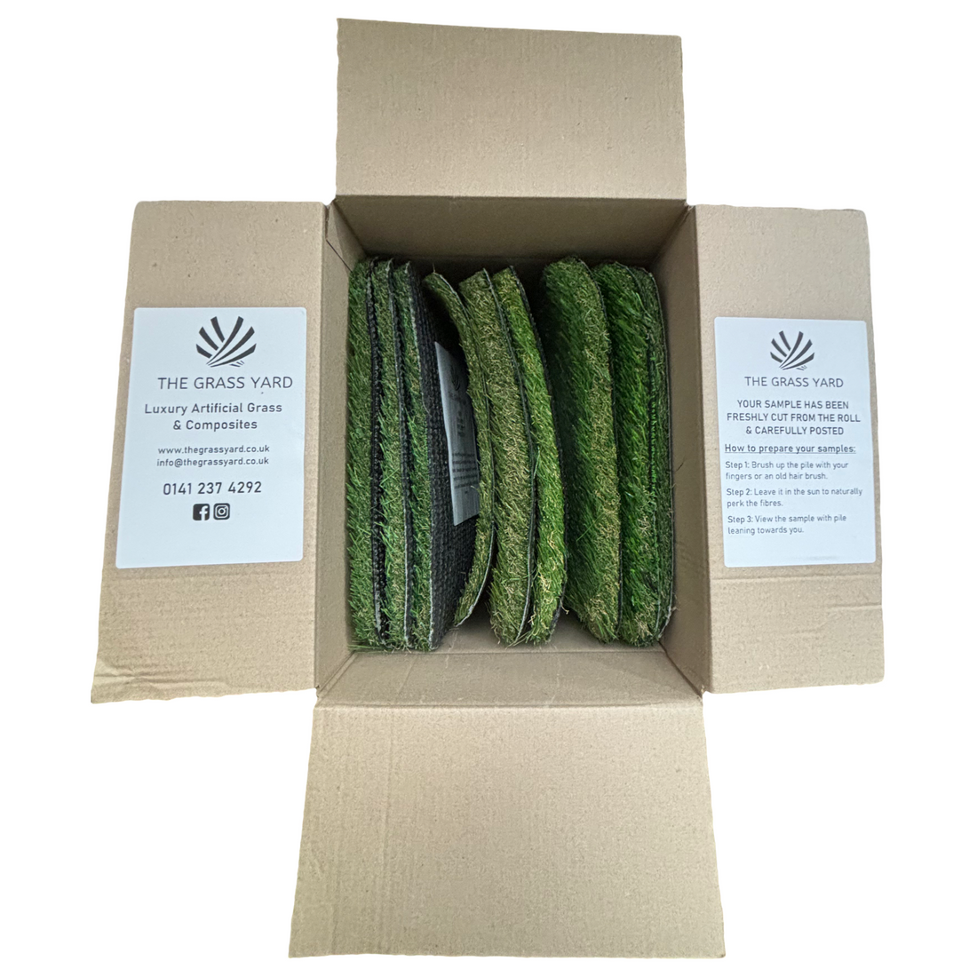 Free Artificial Grass Sample Pack | The Grass Yard