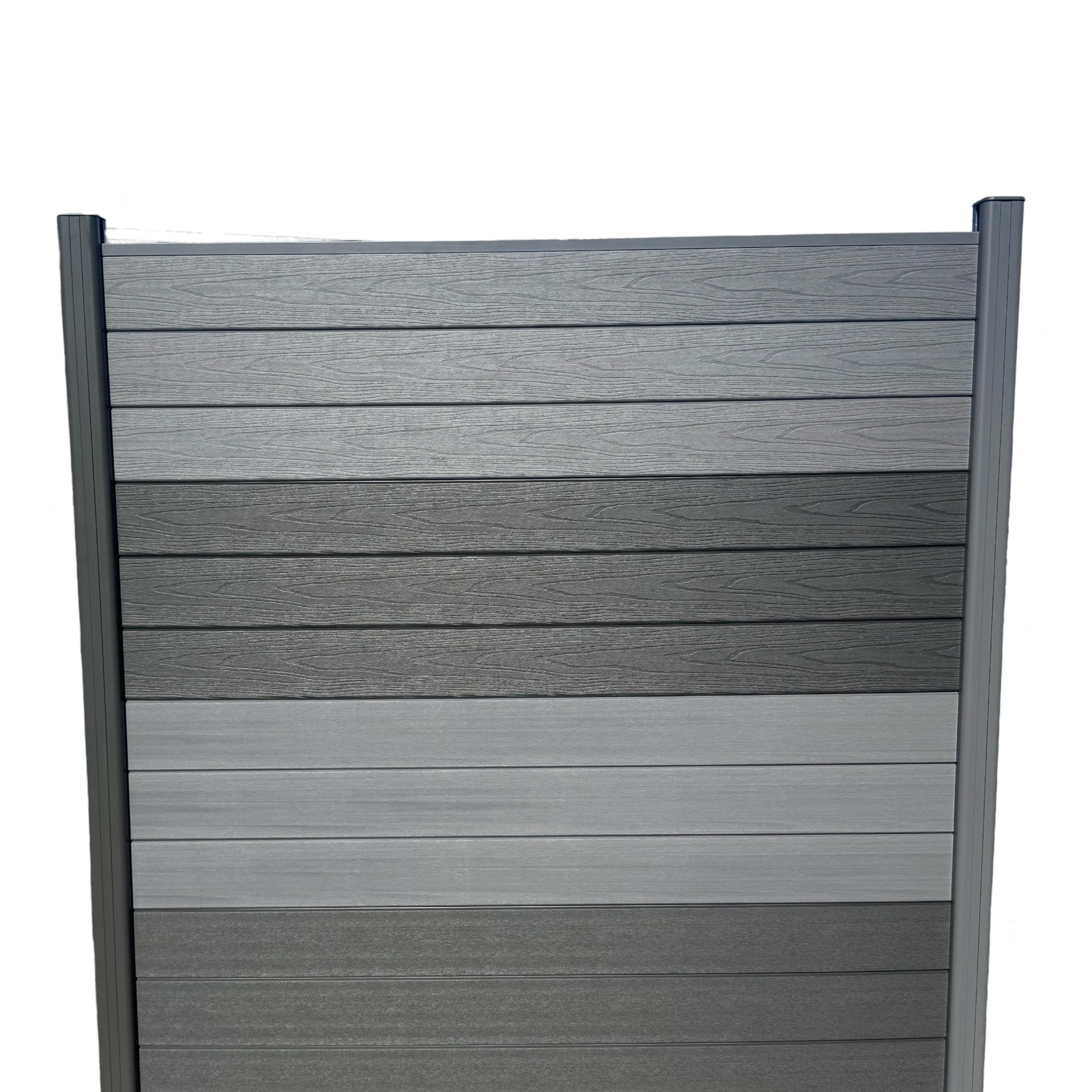 6ft x 6ft Capped Composite Fence Panel (12 boards & 1 post)