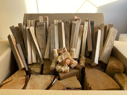 The Fire Kit - Kiln Dried Logs In A Box (FREE UK DELIVERY)