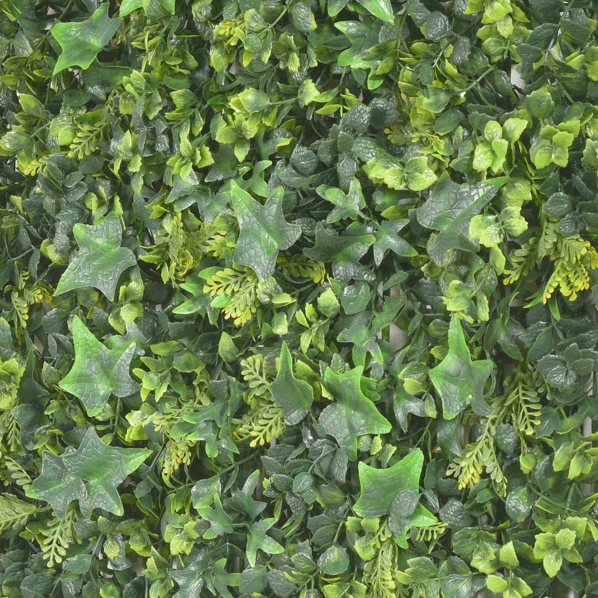 Artificial living wall panels for indoor or outdoor feature wall