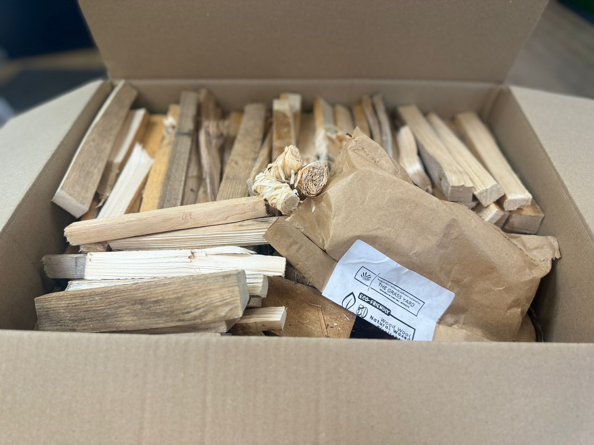 The Fire Kit - Kiln Dried Logs In A Box