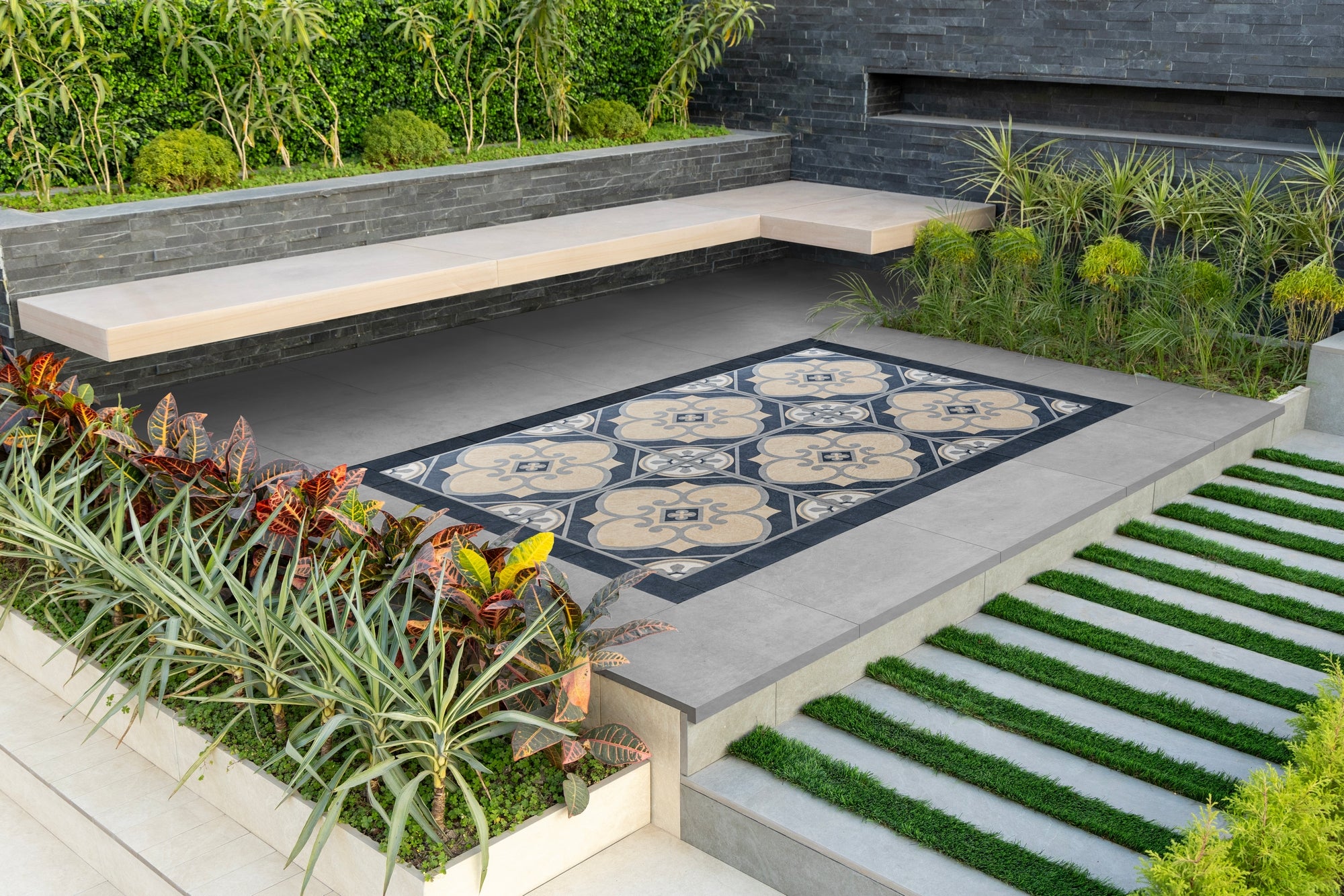 Scuro porcelain paving