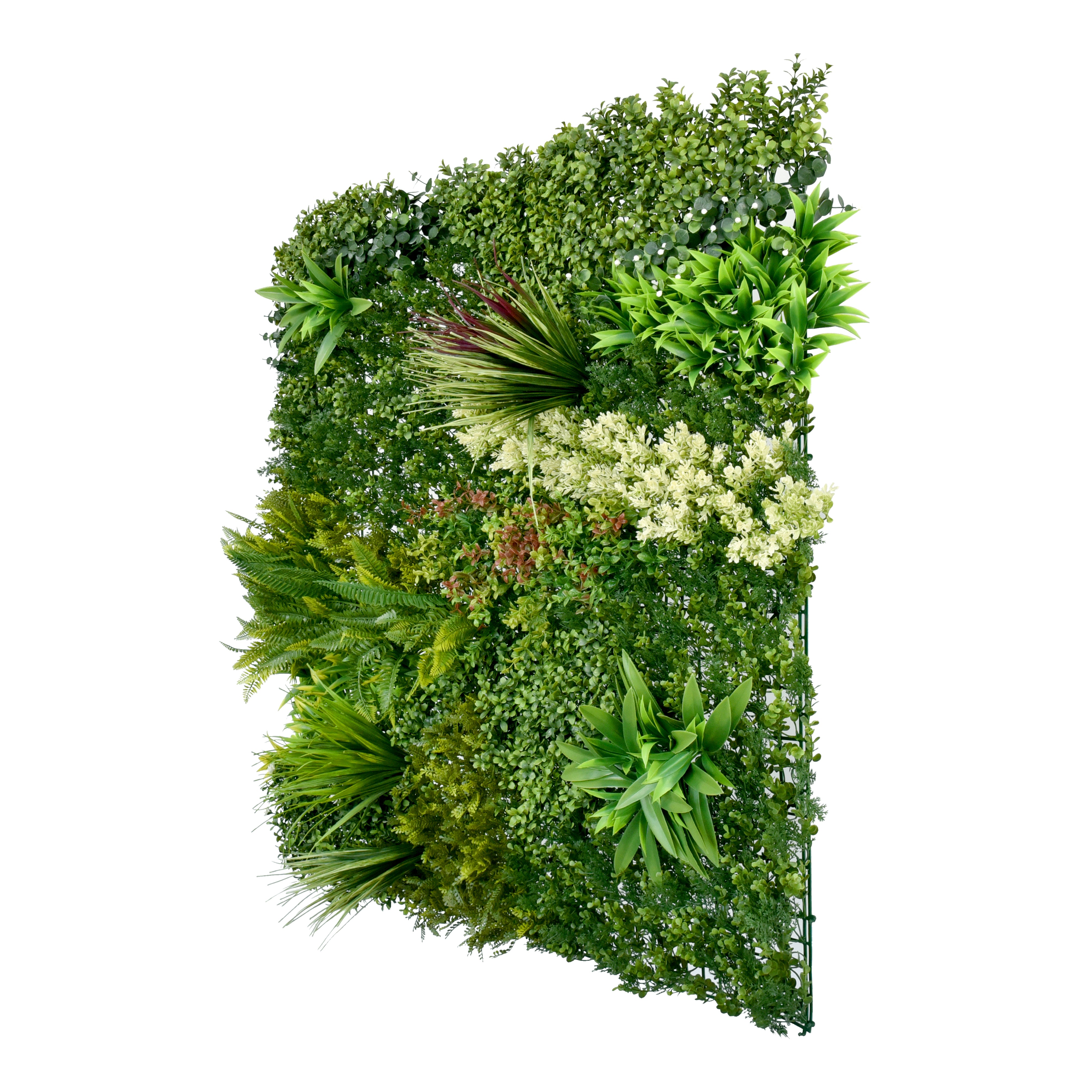 Faux living wall tiles Tropical 1m x 1m indoor or outdoor feature wall