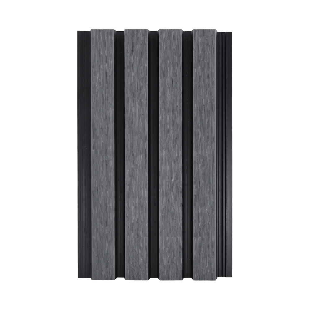 Steel grey composite shadow cladding on a white background.