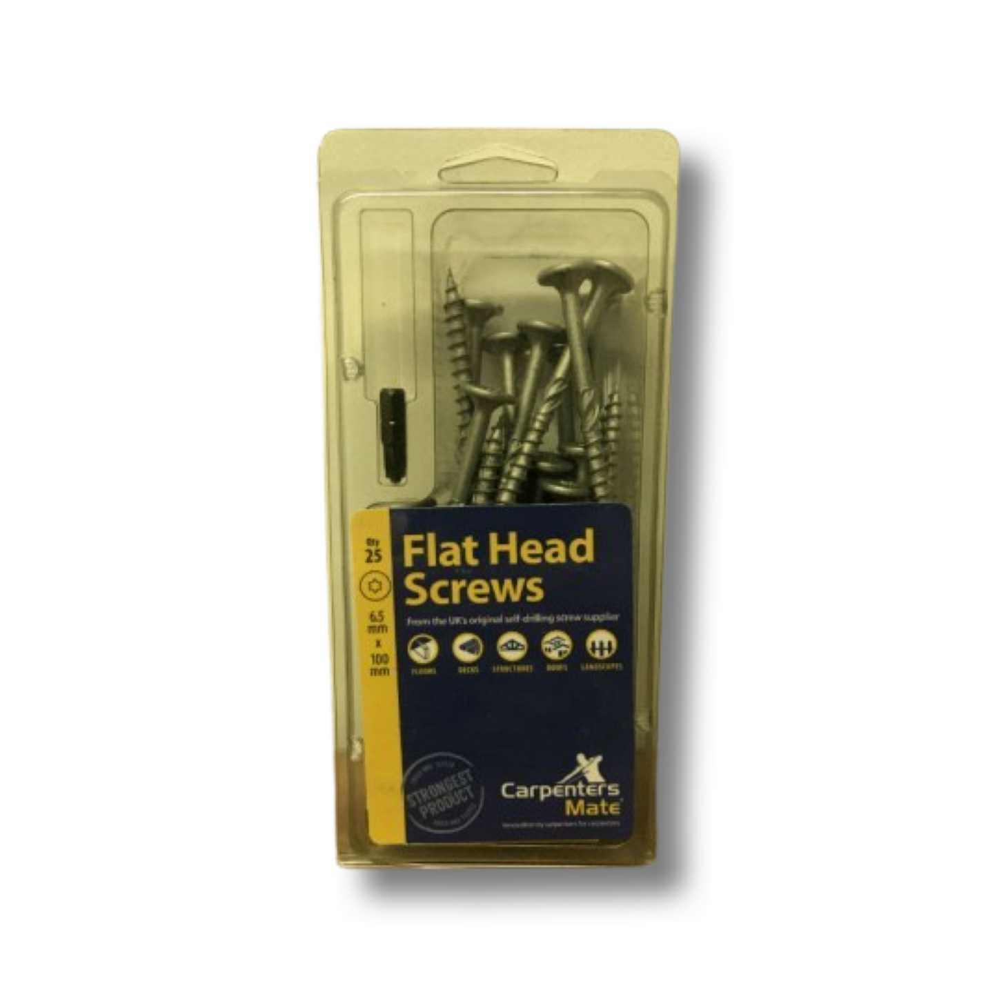 100mm Flat Head Self-drilling Screws